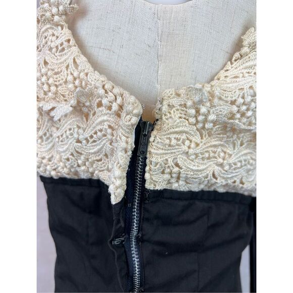 Vintage Late 1940s Black Dress Stunning Art Deco - Picture 8 of 13